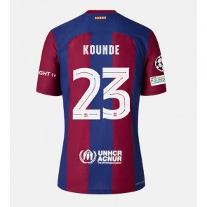 Barcelona Jules Kounde #23 Replika Hjemmebanetrøje 2023-24 Kortærmet